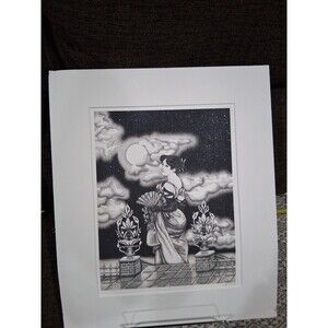 Giclee Print Signed Numbered Framed. Black And White.